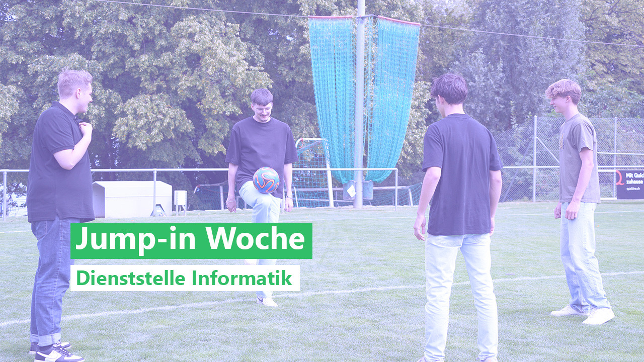 Coverfoto für das Video zur Jump-in Woche der Dienststelle Informatik.